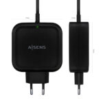 Caricabatterie Aisens 65W PD3.0 QC3.0 1xUSB-C 1,2 m - Colore nero - immagine 3