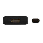 Aisens Convertitore in alluminio da USB-C a HDMI 4K@30Hz - USB-C/M-HDMI/H - 15 cm - Colore grigio - immagine 3