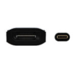 Aisens Convertitore in alluminio da USB-C a Displayport 8K@60Hz - USB-C/M-DP/H - 15 cm - Colore nero - immagine 2