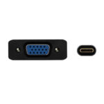 Aisens Convertitore in alluminio da USB-C a VGA - USB-C/M-Hdb15/H - 15 cm - Colore grigio - immagine 3