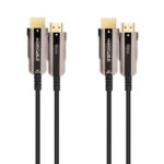 Nanocavo Cavo HDMI v2.0 AOC maschio a HDMI v2.0 maschio 20 m - 4K@60Hz 18Gbps - Colore nero - immagine 2