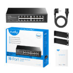 Cudy GS1016 Switch 16 porte Gigabit 10/100/1000 Mbps - immagine 3