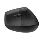 Logitech Lift Mouse verticale Bluetooth e wireless USB 4000 dpi - 5 pulsanti - Per destrimani - Colore nero/grigio - immagine 4