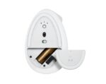 Logitech Lift Mouse verticale Bluetooth e wireless USB 4000 dpi - 5 pulsanti - Per destrimani - Colore bianco - immagine 5