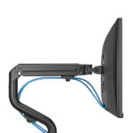 Aisens Supporto da tavolo ECO con contrappeso girevole e inclinabile per monitor/TV 8 kg (3 perni - 2 bracci) da 17-32 - Colore nero - immagine 5