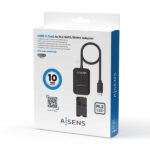 Aisens USB-C Dock M.2 (NGFF) Asuc-M2D011-Bk SATA/NVME a USB3.1 GEN2 - Colore nero - immagine 5
