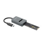 Aisens USB-C Dock M.2 (NGFF) Asuc-M2D012-Gr SATA/NVME a USB3.1 GEN2 - Colore grigio - immagine 2