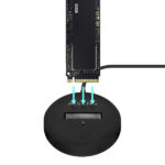 Aisens USB-C Dock M.2 (NGFF) Asuc-M2D013-Bk SATA/NVME a USB3.1 GEN2 - Colore nero - immagine 4