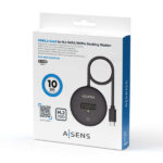 Aisens USB-C Dock M.2 (NGFF) Asuc-M2D013-Bk SATA/NVME a USB3.1 GEN2 - Colore nero - immagine 5