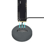 Aisens USB-C Dock M.2 (NGFF) Asuc-M2D014-Gr SATA/NVME a USB3.1 GEN2 - Colore grigio - immagine 4