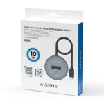 Aisens USB-C Dock M.2 (NGFF) Asuc-M2D014-Gr SATA/NVME a USB3.1 GEN2 - Colore grigio - immagine 5