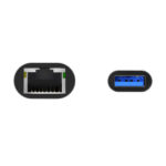 Aisens Convertitore da USB 3.0 a Ethernet Gigabit 10/100/1000 Mbps - 15 cm - Colore grigio - immagine 3
