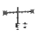 Aisens Supporto da tavolo ECO girevole e inclinabile per monitor/TV 9 kg (3 perni - 2 bracci) da 17-32 - Colore nero - immagine 2
