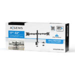 Aisens Supporto da tavolo ECO girevole e inclinabile per monitor/TV 9 kg (3 perni - 2 bracci) da 17-32 - Colore nero - immagine 5