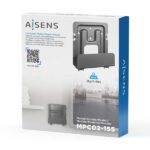 Aisens Supporto universale da parete per mini PC - Router - Colore nero - immagine 5