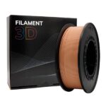 Filamento 3D PLA - Diametro 1,75 mm - Bobina da 1 kg - Colore pesca chiaro - immagine 4