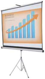 Nobo Schermo di proiezione con treppiede 1750x1325 mm - Flessibile 4:3 - Superficie bianca opaca - Portatile - Colore bianco - immagine 4