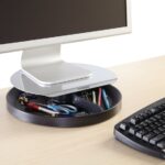 Kensington Smartfit Spin 2 Supporto girevole - Organizer girevole - Supporta monitor fino a 18 kg - Altezza regolabile - Colore grigio - immagine 4