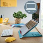 Leitz Ergo Cosy Supporto regolabile per laptop - Design ergonomico - Altezza regolabile - Colore blu - immagine 2