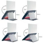Leitz Ergo Cosy Supporto regolabile per laptop - Design ergonomico - Altezza regolabile - Colore grigio velluto - immagine 4