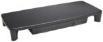 Kensington Supporto per monitor con cassetto Smart Fit Supporto intelligente e organizzato - Altezza regolabile - Posizioni ottimizzate - Piattaforma universale - Colore nero - immagine 2
