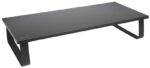 Kensington Essential Supporto per monitor extra largo - Supporta due monitor - Spazio di archiviazione - Nero - immagine 2