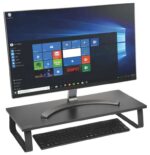 Kensington Essential Supporto per monitor extra largo - Supporta due monitor - Spazio di archiviazione - Nero - immagine 3