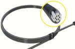 Kensington N17 Lucchetto con chiave per computer portatili Dell - Testa resistente - Tecnologia Hidden Pin - Cavo in acciaio al carbonio - Argento - immagine 4
