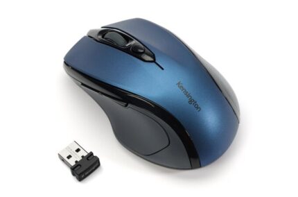 4 GHz 1600 dpi - Sensore ottico 1750 ppi - 5 pulsanti - Per destrimani - Dimensioni medie ergonomiche - Colore blu/nero