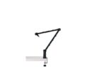 webcam e sistemi di illuminazione - Supporto versatile per accessori di videoconferenza - Ampie estensioni orizzontali e verticali - Colore nero