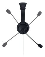 Cuffie Kensington Hi-Fi USB-C con microfono - Driver da 40 mm - Compatibili con tutti i dispositivi USB-C - Archetto imbottito regolabile - Microfono flessibile a braccio - Cuscinetti in schiuma rivestiti in similpelle - Colore nero - immagine 4