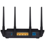 Asus RT-AX58U Router AX 3000 WiFi 6 Dual Band - Velocità combinata di circa 3000 Mbps - 4 porte RJ45 LAN, 1 porta RJ45 WAN - 4 antenne esterne - immagine 4
