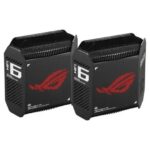 Asus ROG Rapture GT6 Pack 2 unità Router WiFi Mesh AX10000 Tri-Banda MU-MIMO - Colore nero - immagine 2