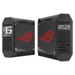Asus ROG Rapture GT6 Pack 2 unità Router WiFi Mesh AX10000 Tri-Banda MU-MIMO - Colore nero - immagine 3