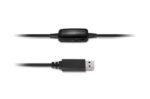 Kensington Cuffie con microfono USB - Archetto regolabile - Cuscinetti imbottiti - Comandi sul cavo - Cavo da 1,80 m - Colore nero - immagine 4
