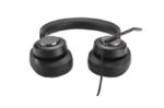Kensington H2000 Cuffie circumaurali con microfono USB-C - Archetto regolabile - Cuscinetti in gel con effetto rinfrescante - Cancellazione del rumore - Cavo intrecciato da 1,80 m - Custodia da trasporto inclusa - Colore nero - immagine 3