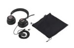 Kensington H2000 Cuffie circumaurali con microfono USB-C - Archetto regolabile - Cuscinetti in gel con effetto rinfrescante - Cancellazione del rumore - Cavo intrecciato da 1,80 m - Custodia da trasporto inclusa - Colore nero - immagine 5