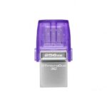 Kingston DataTraveler microDuo 3C Memoria USB-A + USB-C 256 GB 3.2 Gen 1 - Velocità di lettura 200 MB/s - Cappuccio protettivo (pendrive) - immagine 2