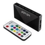 Abysm Gaming Arclight Confezione da 3 ventole da 120 mm con illuminazione ARGB - Velocità massima 1500 giri/min - Include controller e telecomando - immagine 2