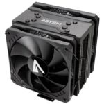 Abysm Gaming Snow IV Ventola CPU 120 mm con dissipatore 4 heatpipe - Velocità max. 1600 giri/min - Colore nero - immagine 2