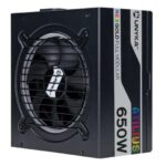 Unykach Atilius RGB Black 650W Alimentatore 650W ATX 2.31 - Illuminazione RGB - Completamente modulare - PFC attivo - Ventola da 120 mm - immagine 3