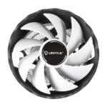 Unykach Jotun DF 120 White Dissipatore compatto CPU 120 mm Profilo basso - Velocità max. 1600 giri/min - Colore bianco/nero - immagine 2