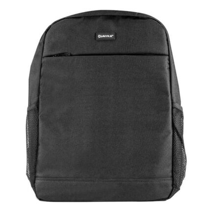 6" - Scomparto principale imbottito - Tasca frontale e laterale - Cinghie regolabili e imbottite - Colore nero