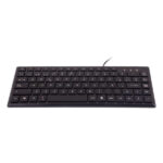 Unykach KB302 Mini tastiera USB con 83 tasti - Ultrapiatta - Colore nero - immagine 3