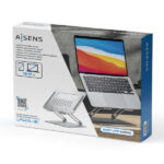 Aisens Supporto da tavolo XL 10-17 regolabile per laptop/tablet - Colore argento - immagine 5