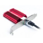 TP-Link TX401 Adattatore di rete PCIe 3.0 - Connessione di rete 10GB - Include cavo Ethernet CAT6A da 1,50 m - immagine 3