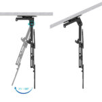 Tooq Supporto da soffitto per schermo 23-55 Rotazione 180º - Inclinabile - Colore nero - immagine 3