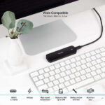 Tooq Box esterno M.2 NVME USB3.1 Gen2 Alluminio - Colore Nero - immagine 4