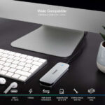 Tooq Box esterno M.2 CCS USB3.1 Gen1 Alluminio - Colore argento - immagine 5