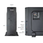 Tooq Case Slim MATX TQC-3007U3CD 500W Lettore di schede - Colore nero - immagine 2